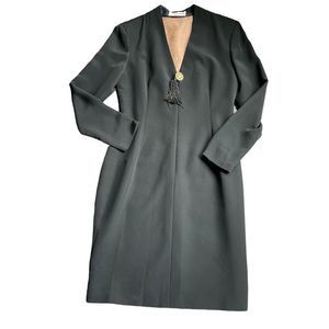 Vintage Albert Nipon black long sleeve dress size 8